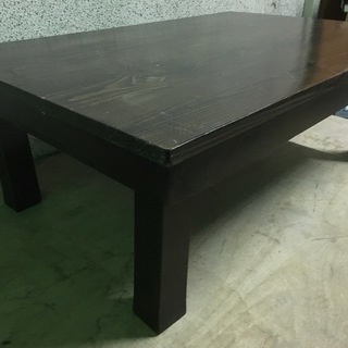 木製 座卓 ちゃぶ台 ローテーブル 脚折りたたみ可 幅90cm×奥行60cm×高さ32cmの画像