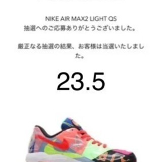 NIKE AIR MAX2 LIGHT QSの画像