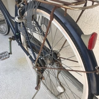 お譲り先決まりました！子供乗せ自転車 3段変速つきの画像