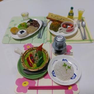ミニチュア　カフェめし/ノーマル全10種類フルコンプセットの画像