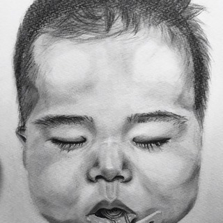 鉛筆のみで描く似顔絵