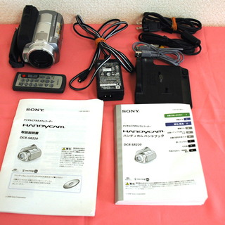 ソニーデジタルビデオカメラ（ﾊｰﾄﾞﾃﾞｼﾞｽｸ60G)
