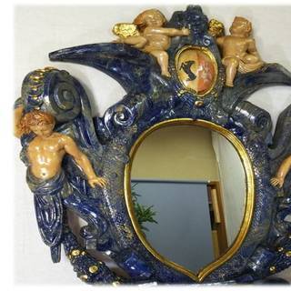 Z5 『イタリア製 アンティークスタイル ウォールミラー』