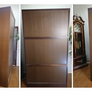   【D25 大塚家具 和箪笥 キャスター内蔵】の画像