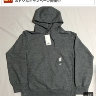 未使用 UNIQLO パーカー ダークグレー