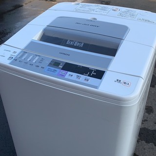 日立　洗濯機　2014年　7ｋｇ　乾燥機付き洗濯機　*M*
