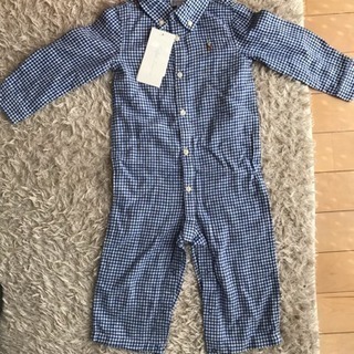未使用 ラルフローレン ロンパース12M80㎝の画像