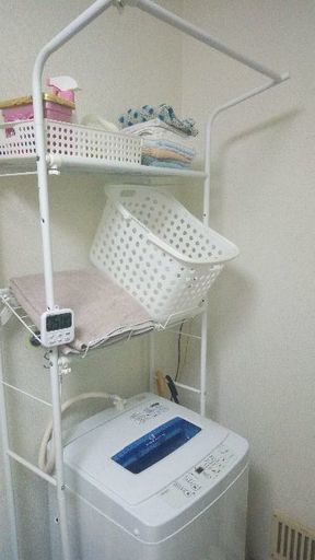 洗濯機(ラックもつけます)お譲りします。