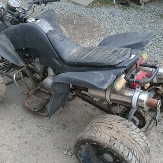 四輪バギー LIFAN ホイール 前後ディスクブレーキ ジャンク 部品取り 山形発 自社陸送ありの画像