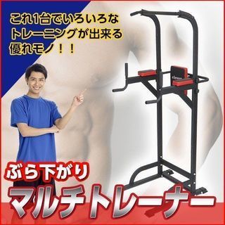 マルチトレーナー ぶら下がり健康器 送料無料 本格的 腹筋 背筋 懸垂 フィットネス トレーニング ダイエット スポーツ器具