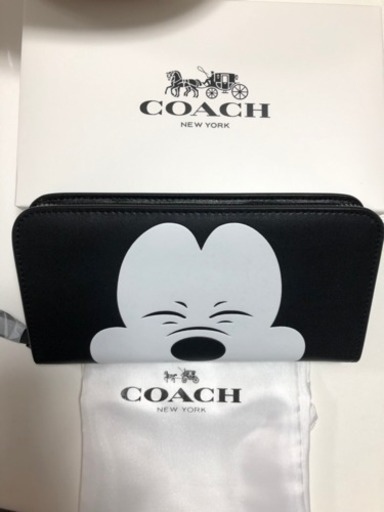 [値下げしました]  未使用  コーチ ミッキー コラボ財布