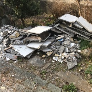 お風呂の廃材処分