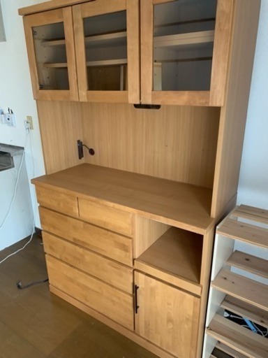 食器、家電棚 木製 美品☆