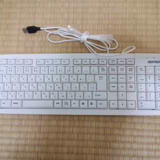 iBUFFALO BSKBU18 白　USBキーボード