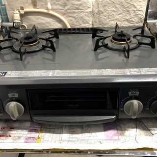 リンナイ ガスコンロ KSR561DGR 都市ガス用