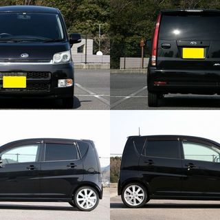 カスタムRSターボ◆平成20年 DAIHATSU MOVE カスタム/最上級グレード /車検付/スマートキー/CVT/純正HIDの画像