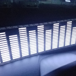 【新品未使用】LED サウンドシート ピンク イコライザー カー...