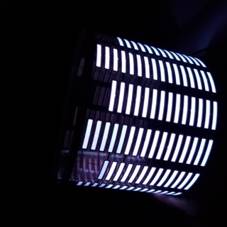 【新品未使用】LED サウンドシート ピンク イコライザー カーフィルム 車内イルミネーションの画像