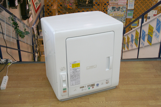 HITACHI/日立 衣類乾燥機 DE-N55FX 5.5kg ピュアホワイト 動作確認済み ☆ PayPay(ペイペイ)決済可能 ☆ 札幌市 清田区 平岡