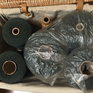 手芸用  毛糸 カーキ色