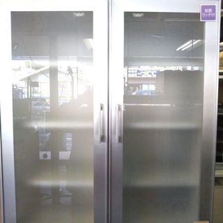 【新生活応援商品】美品　エナメル食器棚　ガラス扉　人気Ｎｏ1！