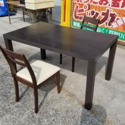 ダイニングテーブル 椅子２脚セット