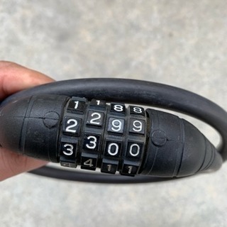 自転車用ロック チェーン  数字施錠式