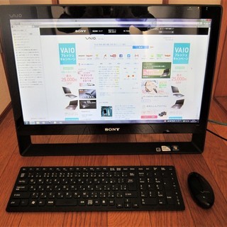 【中古動作品】☆美品SONY VPC1246FJ 4GB 1TB デスクトップ 一体型☆