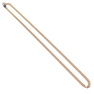 E186 美品 K18 18金 2面シングル 喜平 ネックレス チェーン 10g