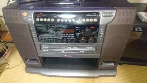 pioneer レーザーディスクカラオケ マイク付き