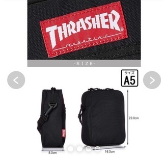 《受渡し完了》【✨超美品・新品同様✨】 THRASHER  ショ...