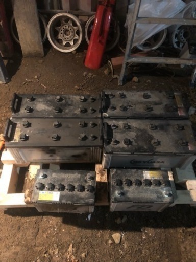 廃バッテリー3種類合計６個