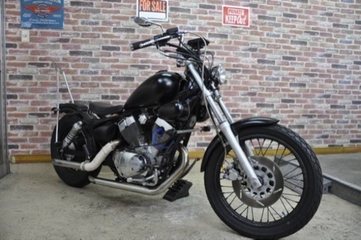 【マットブラックラットフルカスタム！タイヤほぼ新品！ETC付】 ヤマハ ビラーゴ250 3DM アメリカン【多数画像動画有】 検）ドラッグスター