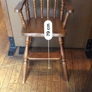 子供用ハイチェアー（本日、明日限定セール）の画像