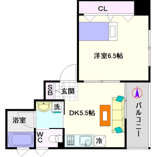 【清和マンション】1号タイプ！1ＤＫタイプ！大きな収納がいいですね！！