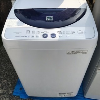 シャープ 全自動電気洗濯機 ES-45E8-KB 2013年製