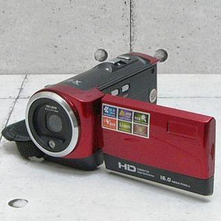 ソフト補完で1600万画素！HD720P解像度ビデオカメラ