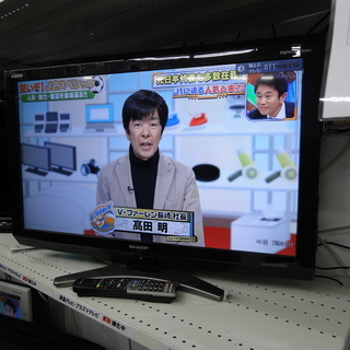 SHARP/シャープ 液晶カラーテレビ 32インチ 2010年製 LC-32E7 リモコン付き【ユーズドユーズ名古屋天白店】