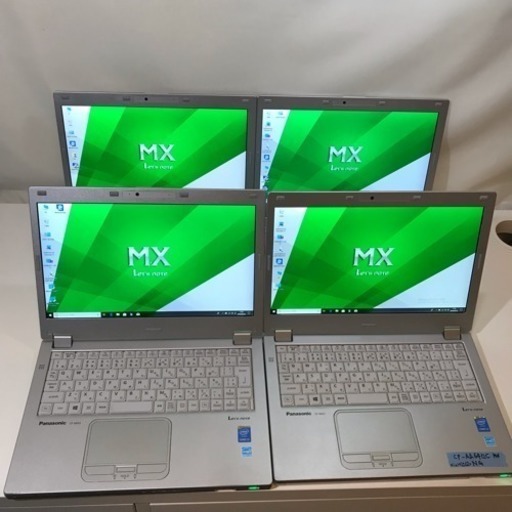 4台セット レッツノート CF-MX3 SSD交換済み Windows10 メモリ4GB