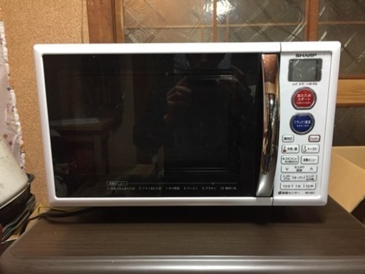 なかなか綺麗です。2015年式のシャープのオーブン付き電子レンジ♪