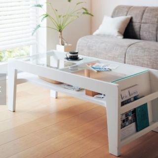 ガラス天板テーブル売りますの画像