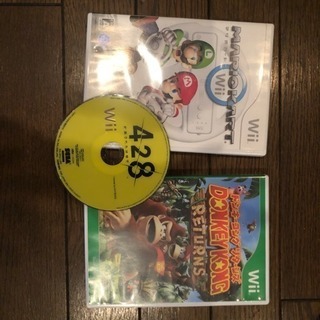 wii本体+ソフト多数+たいこの達人+コントローラ多数の画像