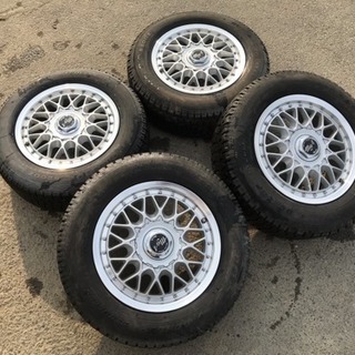 社外ホイール4本セット 美品 希少 BBS風 当時物 15X6....