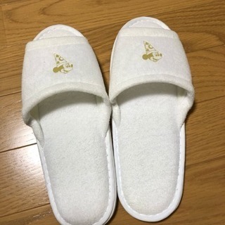【未使用】ディズニーのミッキーマウスのホテル用スリッパ1足