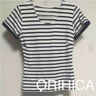 ORIHICA ボーダー カットソー