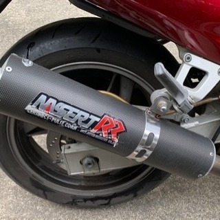大幅値下げ！【ZZR400N】ワインレッド BEETマフラー USB電源付きの画像