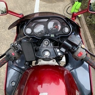 大幅値下げ！【ZZR400N】ワインレッド BEETマフラー USB電源付きの画像