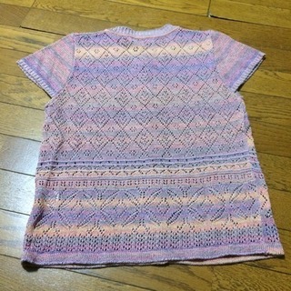 新品 ニットカーディガン ベスト　母の日の画像