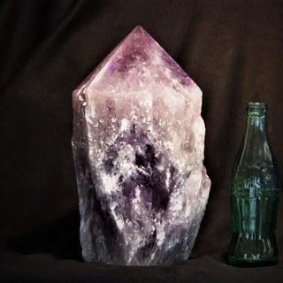 アメジスト ポイント 原石9.2㎏！高30cm Amethyst ウルグアイ産紫