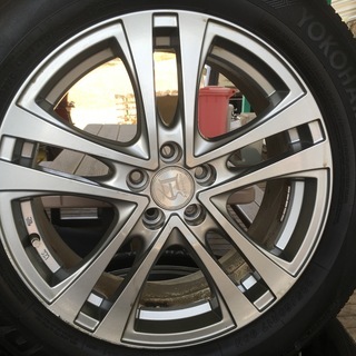 レガシーアウトバックで使用 225/60-17 ホイール付き4本セット 中古☆